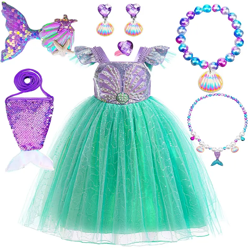 chinese dress ladies Princess Ariel Fancy Dress | The Little Mermaid main image 1