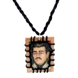 Jesus Malverde Scapular Necklace