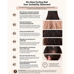 Heatless Hair Curler 2-Piece Set - Medium Size Satin Rollers with Soft Sponge, Secure Hold & Design, Overnight Hair Tool for Bouncy Heatless Curls & Overnight Blowout Rods (Cream Pink)