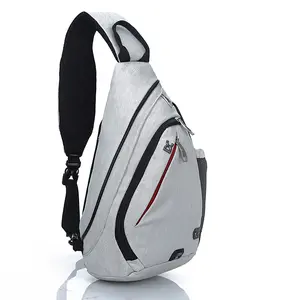 INOXTO Sling Bag for Men and Women, Chest Bag Crossbody Daypack for Hiking, Pickleball Bag with Water Bottle Holder for Tennis, Pickleball Racket