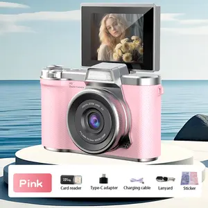 Portable Digital Camera, High Definition Camera, 48mp Pocket Camera, Beginner Level, Includes Games & Filters, Perfect Gift for Students