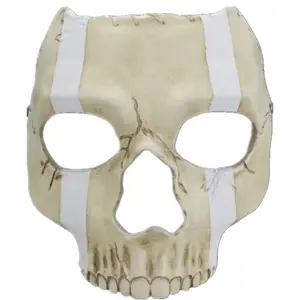 Call of Duty Warzone Mask Halloween Horror Character Skull Ghost Mask, Skeleton Mask, Hyper Realistic Mask, Perfect for Cosplay and Costume Parties, High-Quality Material