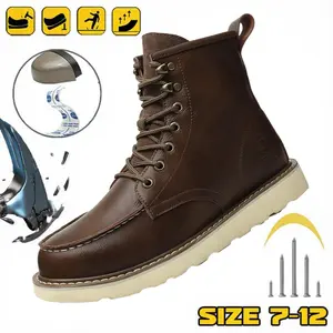 All Seasons Men's Work Boots Breathable Safety Anti Slip Steel Toe All Seasons Men's Work Boots Breathable Safety Anti Slip Steel Toe