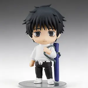 1766# Yuta Okkotsu Inspired Q Version Figure, Jujutsu Kaisen Anime Chibi Action Figure 10cm, Cute Mini Collectible Model Toy with Box, Anime Fan Gift