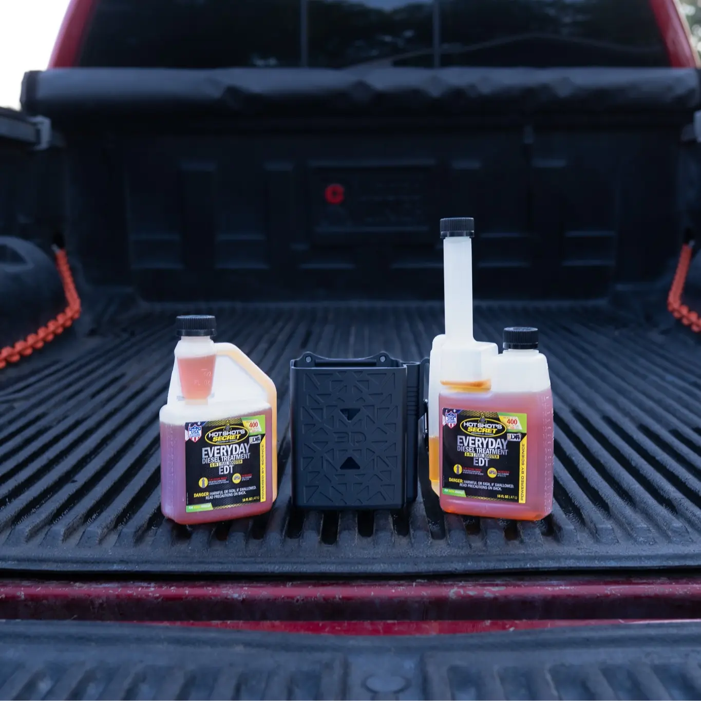TripleD Tools DieselDock V2 Oil Bottle Holder for HotShot EDT 16oz – Spill-Proof, Rugged 3D Printed Mount – Magnet or Screw-In – Made in USA