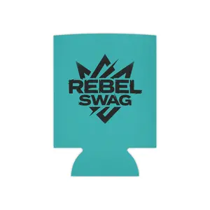 Rebel Swag Can Cooler – Neon Aqua Insulated Koozie
