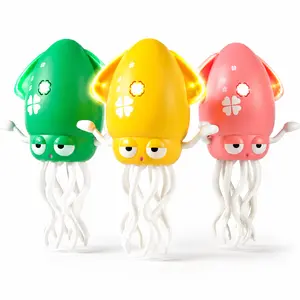 Dancing Octopus Toy for Toddlers, Musical Light Up Walking Octopus Toy with Swing Arms, Moving Ocean Animal Toy Gift for Baby Boys Girls