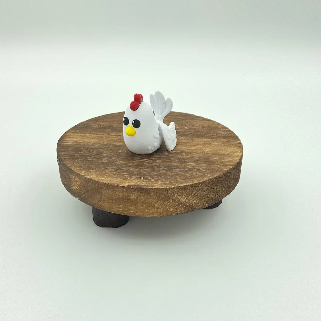 Cluckling Charm – 3D-Printed Farm Chicken Figurine (Aprox. 1.75” of Feathery Fun!)