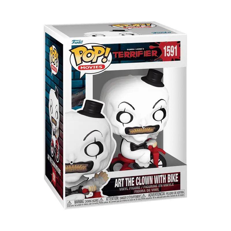 Funko Pop! Terrifier - Art the Clown with Bike #1591 Collectible Pop Vinyl Figure