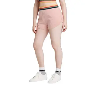 Women's Mid-Rise Velour Track Shorts - Wild Fable Size: Small Fabric Fit