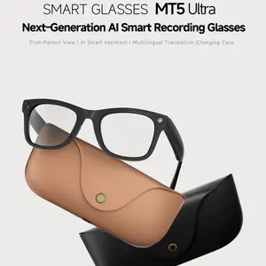 2026 New Smart Ai Glasses, 800w Pixel Video Recording, Bluetooth-compatible Call, Real-Time Translation, 300mah Battery, 2000mah Charger, Friday Sale
