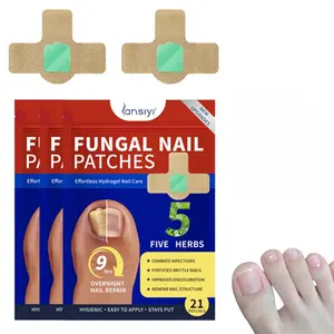 Nail Care Patches, 21pcs/box Nail Care Patches with 5 Herbs for Solving Nail Problems, Nailsupplies, Daily Care Nails Kit Set, Nail Tech Supplies, Selfe Care Tools