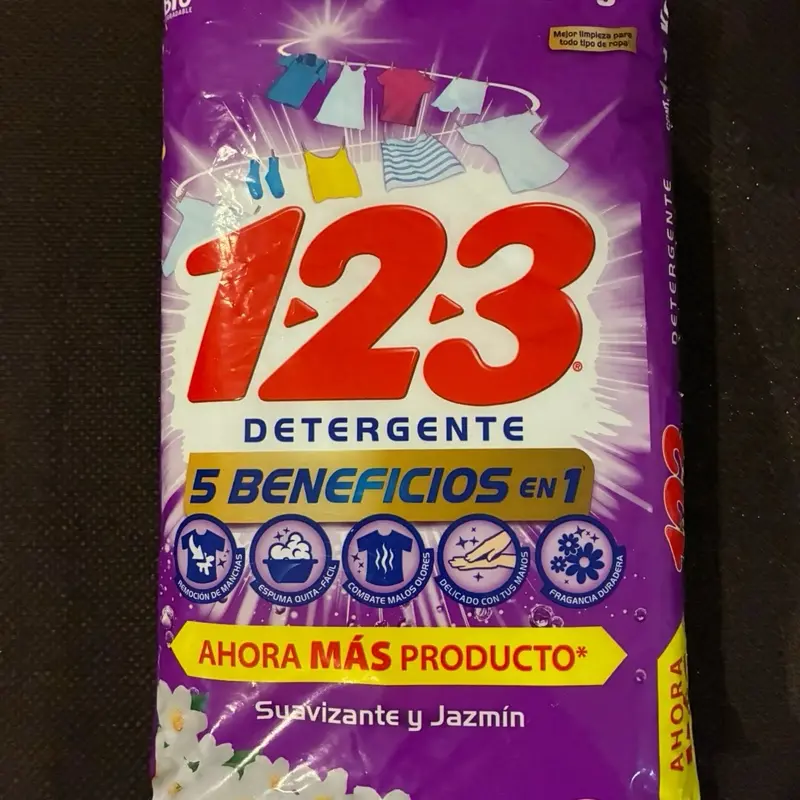 1-2-3 laundry powder detergent 1kg