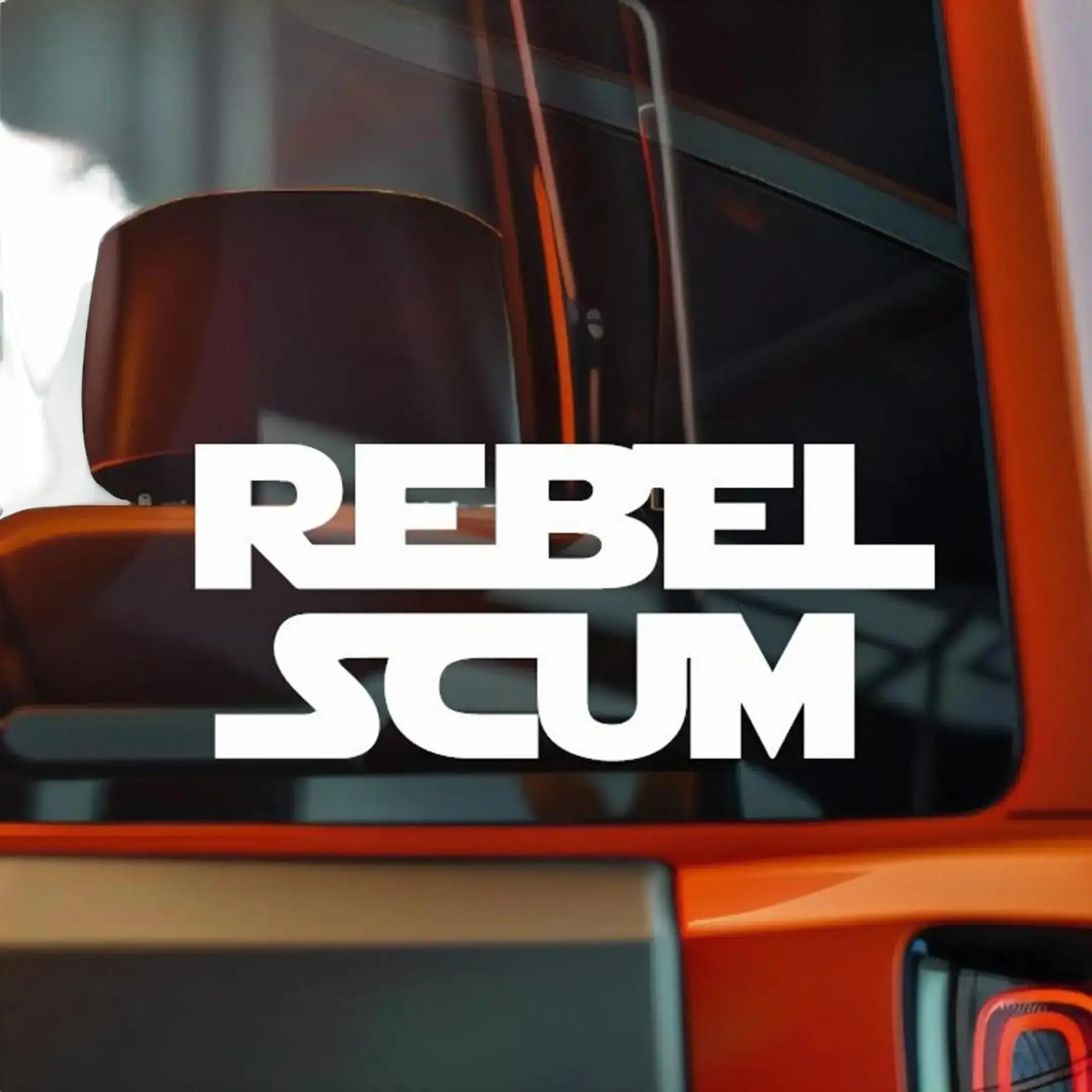 Rebel Scum Vinyl Decal Sticker Window Laptop Bumper Holograph Chrome Carbon Calcomanía Windshield