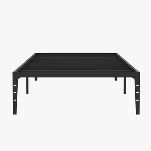 Quiet, Durable & Quick to Build! 6 Inch Queen Metal Platform Bed Frame No Box Spring Needed, Bed Frame Queen Size with Heavy Duty Steel Slat Mattress Foundation, Noise Free, Easy Assembly, Minimalist