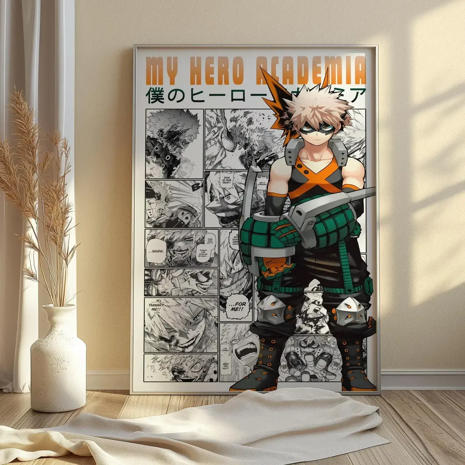 Katsuki Bakugo Poster My Hero Academia Matte Anime Print Manga Art All Sizes