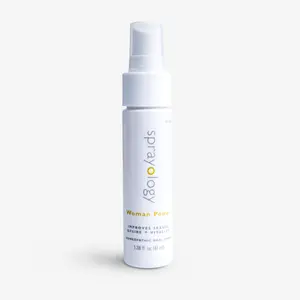 Woman Power Spray by Sprayology: This spray rejuvenates the female body, relieving low energy, decreased sexual desire/vitality, and irritability. Key actives include Damiana and Sepia. Use 2 sprays sublingually 3 times daily.