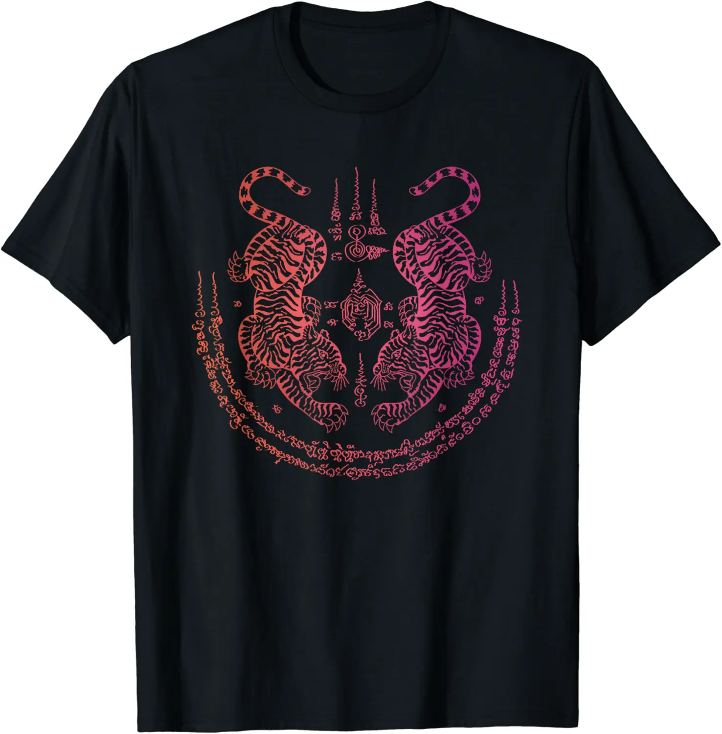 Thai Tattoo Twin T Sak Yant Muay Thai Thailand Graphic T-Shirt - Joelalbe Shop 62B0CKKW812P
