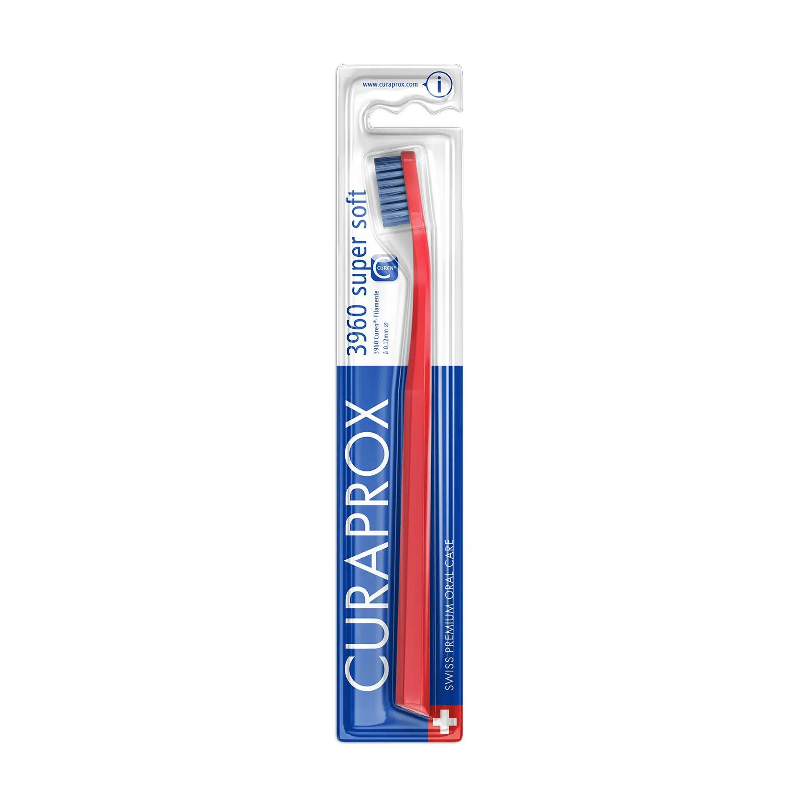 CURAPROX CS 3960 Ultra Soft & Gentle Toothbrush with 3960 Curen® Filaments for Gentle Cleaning & Compact Head for Daily Oral Care