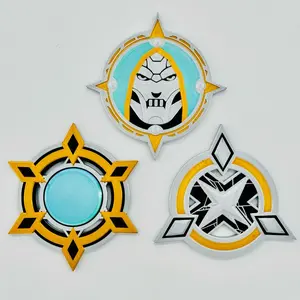 NEW FN Medallions Chapter 5 Season 4 Doombot Siphon Mysterio Stealth Emma Frost Reveal Gaming Fort Battle Royale Gold Coin Token 3D Printed High-Quality PLA Material Durable Lightweight Construction