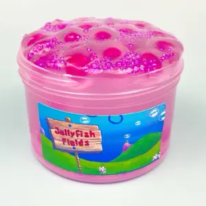 Jellyfish fields slime | 7oz slime | frogspawn slime | clear slime gel texture