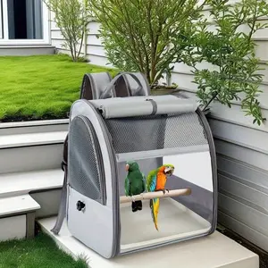 Portable Bird Bag, Small Pet Carrier Backpack, Suitable for Carrying Parrots, Pigeons, And Rabbits, Made of Polyester with a Large Capacity for Outdoor Use, Ideal for Taking Birds on Trips.