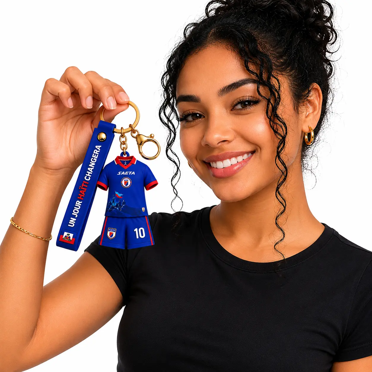 Keychain Customize Universal Ici C'est notre fierte