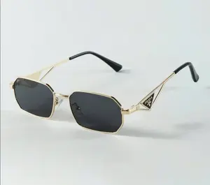 Designer Inspired Chunky Sunglasses – Retro Streetwear Rectangle UV400 Shades for Men Women Outdoor Activities