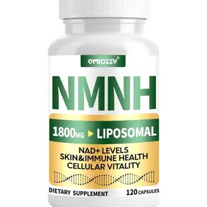 NMNH Supplement 1000mg - Nicotinamide Mononucleotide Alternative, Boost NAD+ with Liposomal Resveratrol & Nicotinamide Riboside NR, for Healthy Cellular, Aging, Energy, 120 Vegan Non-GMO Capsules