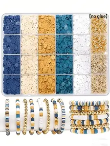 4300 Ocean Wind Polymer Clay Beads, Soft Ceramic Beads for DIY Jewelry Making, Necklace Bracelet Handmade Crafts, Boho Style, DIY Beading Accessories