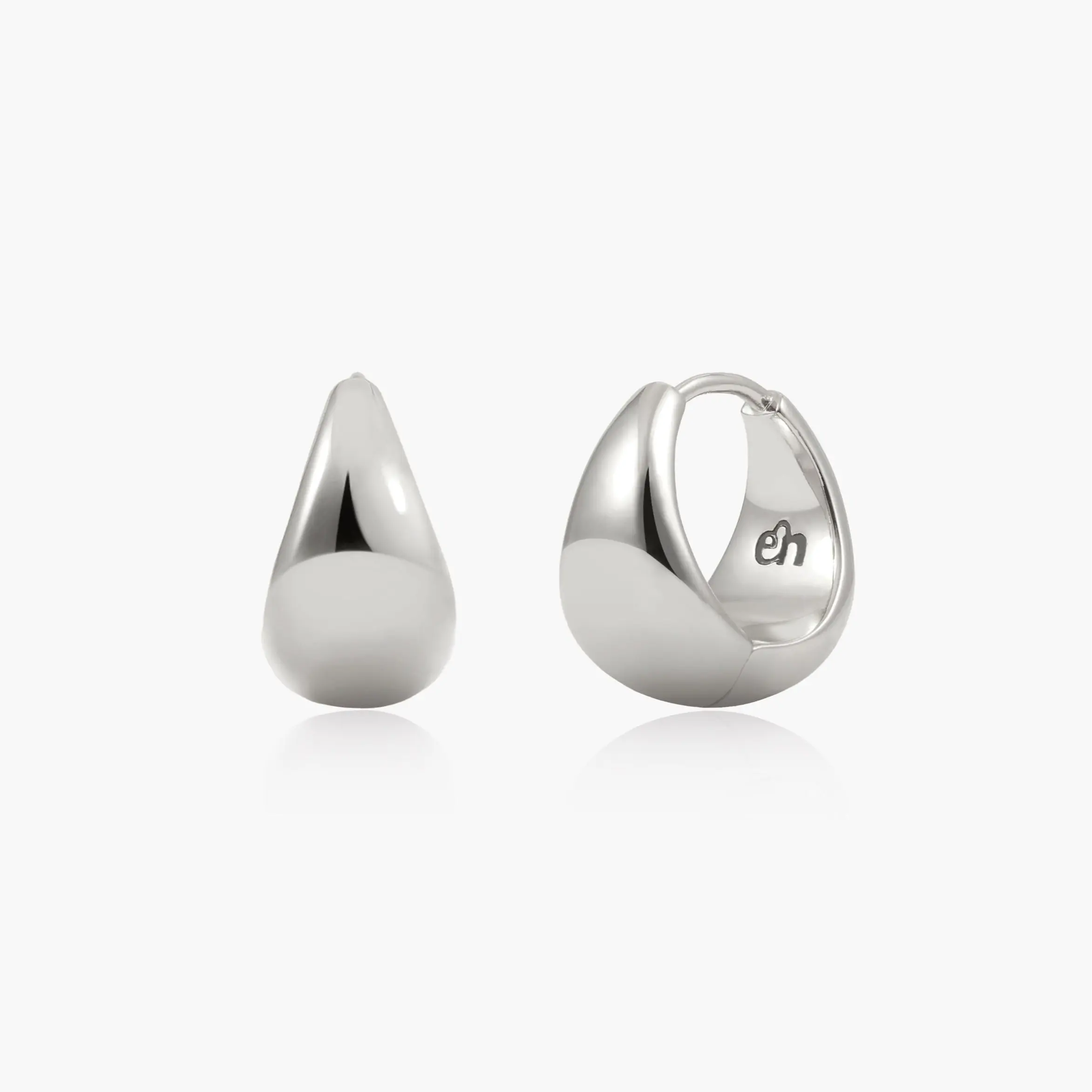 en route Silver Waterdrop Earrings, Everyday Classic Pieces in Sleek Silver, Versatile Jewelry Essential for Daily Styling & Minimal Chic Outfits