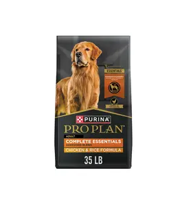 Purina Pro Plan Complete Essentials Shredded Blend Chicken and Rice Dog Food Dry Formula with Probiotics for Dogs - 35 lb. Bag
