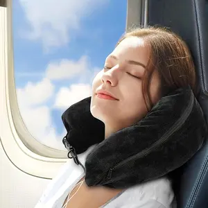 Travel Pillow Fills with Clothes Converts to Luggage, Cost-Effective Travel Essential for 3-Day Trips, Soft Velvet Neck Pillowcase Only, Travel Neck Cushion