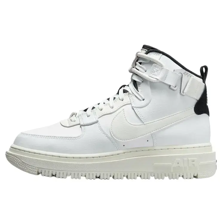 Nike Air Force 1 High Utility 2.0 'Summit White' Women's, Rubber, Adjustable Strap, Street Wear, Female Fit, Utility Look, Leather Upper, Casual, Durable Leather Construction