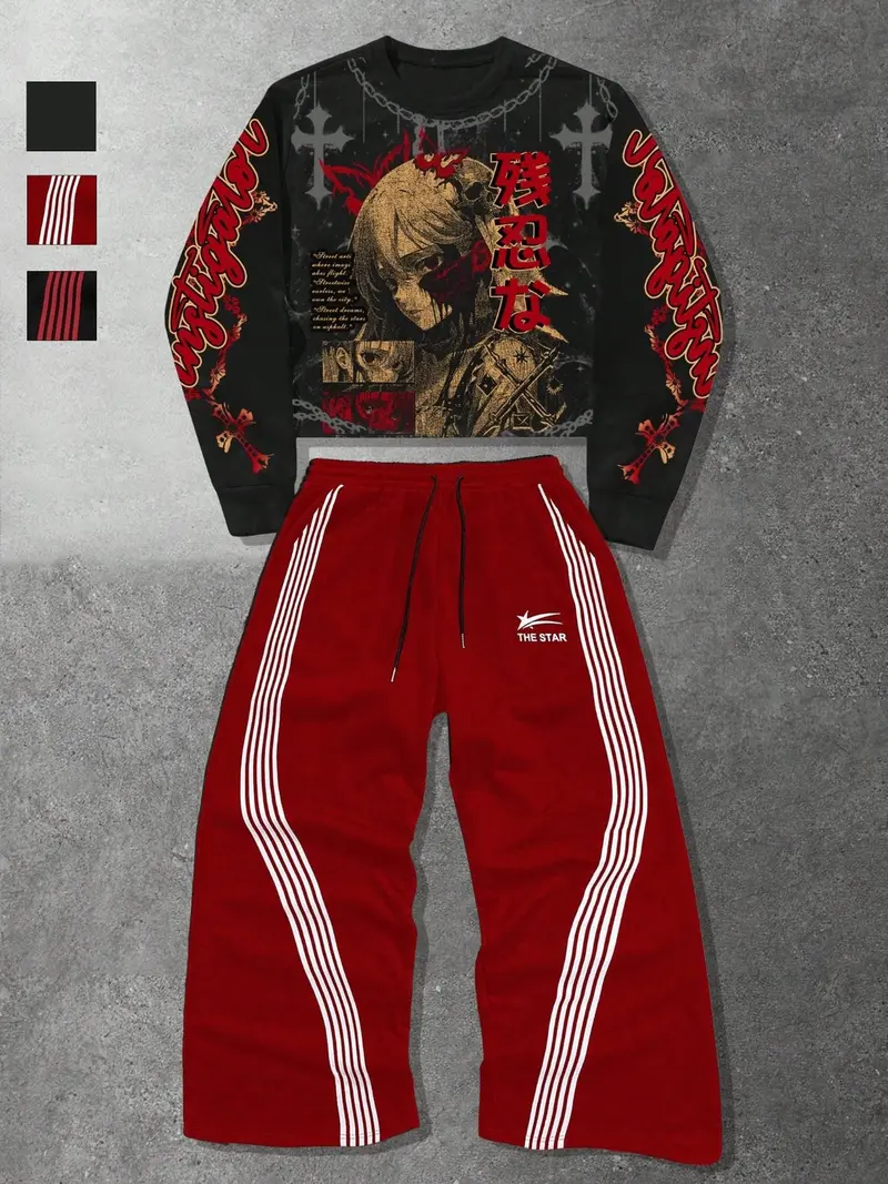 xs two piece hoodie sets men - TikTok Shop