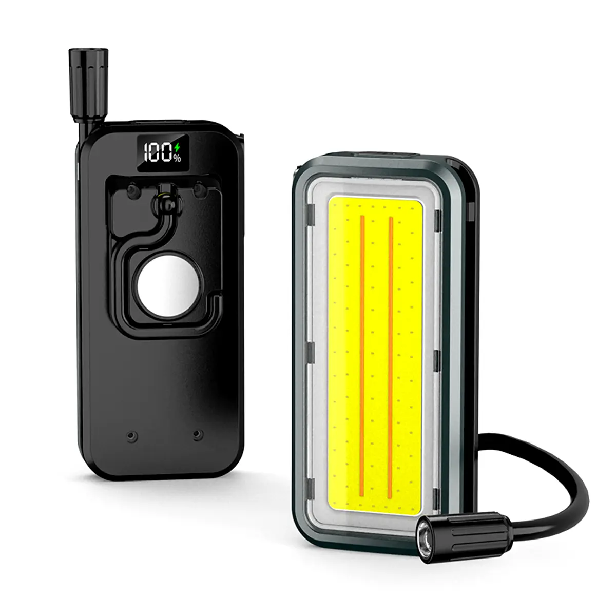 Magnetic LED Work Light with Hook, Rechargeable Portable Inspection Light for Automotive Repair, Garage & Camping