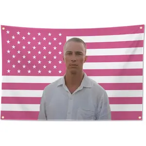 Drew Starkey American Flag Pink With 4 Brass Grommets Rafe Cameron Tapestry 100D Room Celebrity Flags 90*60inch
