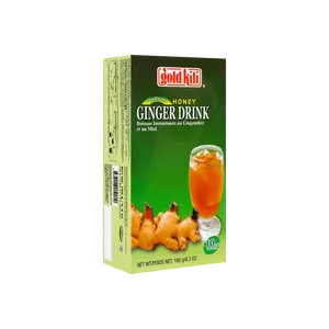 GOLDKILI Instant Turmeric Tea 18g x 10 Sachets - Golden Ginger Drink for Warmth & Digestion - Singapore Heritage