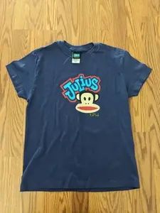 NOS Vintage Y2K Paul Frank Is Your Friend Julius purple T-shirt top women's M