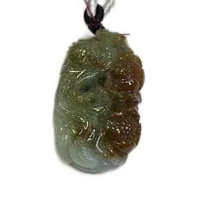 Carved Phoenix Jade Pendant - Fashion Accessory for Women