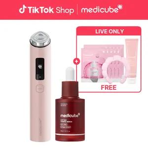[LIVE Exclusive] [NEW] [medicube] Pilates for Your Face SETㅣPink Booster Pro X2 + SerumㅣIntensive Delivery for Long-lasting Hydration, Skin Definition & Glow BoostingㅣVisible Glow-Boosting Facial Dual Mode DeviceㅣNAD Kojic Acid PDRN SerumㅣKorean Skincare