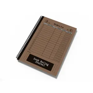 Reading Log Notebook & Book Tracker Journal - Spiral Notebook Journal, Spiral Bound Notepad for Recording Book Title, Author, Date, Rating & Personal Notes, Reading Diary with Review Pages & Reflection Sections, Gift for Book Lovers & Avid Readers