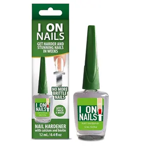 I On Nails Viral TikTok Nail Hardener 12ml - Strengthens & Nourishes Weak Nails with Calcium Biotin & Adipic Acid Fortalecedor de Uñas Debiles Manicure Uñas de Acero