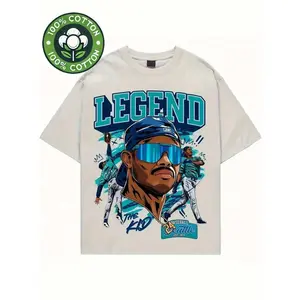 Legend Ken Griffey Jr. Vintage 1990s baseball T-shirt — heavyweight (230 gsm), iconic number 30 jersey