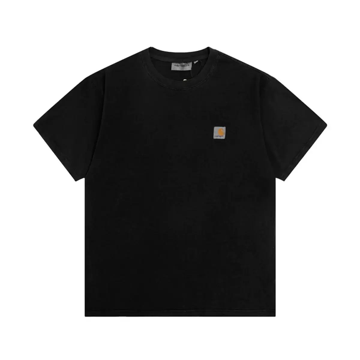 carhartt Casual male-female couple style letter print pure cotton short sleeve shirt
