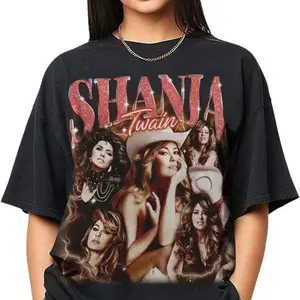 Shania Twain Tshirt Tour Shirt, Cowgirl Shirt, Let's Go Girls Bachelorette Tshirt