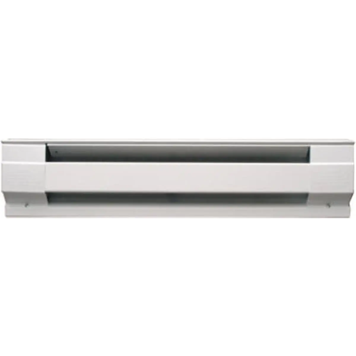 Cadet 09950 All-Metal Steel Baseboard Electric Heater - 4 x 30.3 x 7 in, 240V, 500W, Hardwired, White, 20 Gauge Junction Box, 6.3 lbs, Powder Coated