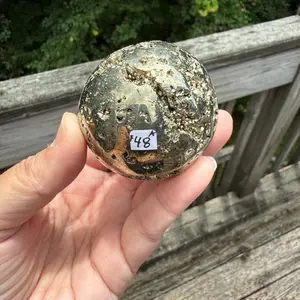 Pyrite Sphere (I9)  – Natural Pyrite Specimen | Fool’s Gold