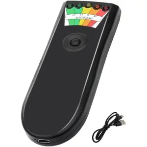 Upgraded Rechargeable EMF Detector for Ghost Hunting with 5 Level LED Portable Handheld Magnetic Field Detector Ghost Hunting Equipment Electromagnetic Paranormal Equipment Tester Up to 20 + MG