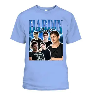 Hardin Scott Retro Shirt Inspired By After Movie With Hero Fiennes-tiffin & Tessa Young By Anna Todd Tshirt Cotton Fit